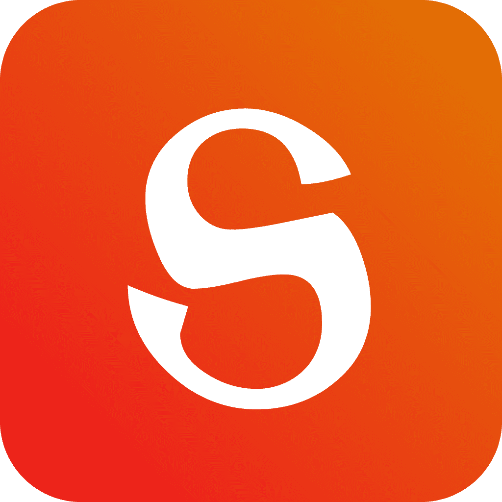 sutherland sites 2022 | Logo, S, orange, red, app