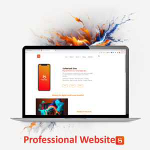 professional website, Landing Page Website, single page website, simple clean website, desktop, Sutherland sites, websites